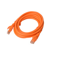 8Ware Cat6a UTP Ethernet Cable 2m Snagless Orange