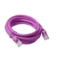 8Ware Cat6a UTP Ethernet Cable 2m Snagless Purple