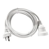8ware RC-3079AU-03 Main Power Extension Cable 3M Male to Female White 