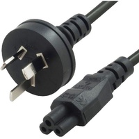 8ware  RC-3084AU-050 Black Power Cable 5M 3 Pin AU Male to IEC C5 Female Plug