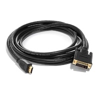 8Ware High Speed HDMI to DVI-D Cable 1.8m2 Male Connectors - Blister Pack