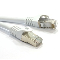 Astrotek CAT6A Shielded Cable 10m Grey or White 10GbE RJ45 Ethernet Network LAN