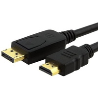 Astrotek DisplayPort DP to HDMI Adapter Converter Cable 2m M-M 1080P Gold-Plated