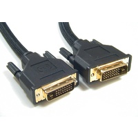 Astrotek 2M DVI-D Cable 25 Pin 2 Gold Plated Male Connector RoHS Dual Link 30AWG
