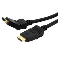 Astrotek HDMI Cable 2m  Male to Male 180 Degree Swivel Type Gold Plated Nylon sleeve 