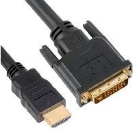 Astrotek HDMI to DVI-D Adapter Converter Cable 2m - Male to Male 30AWG 6.0mm Gold 