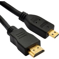 Astrotek HDMI Cable 3M 1.4V 19pins A to D Male 34AWG OD4.2mm Gold Plated RoHS LS