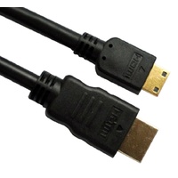 Astrotek HDMI to Mini HDMI Cable 2m1.4v 19 pins A Male to Mini C Male OD6.0mm 