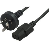 Astrotek AU Power Cable 2m-Male Wall 240v PC to Power Socket 3pin to ICE 320-C13