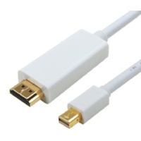 Astrotek Mini DisplayPort DP to HDMI Cable 2m 20 Pins M to 19 Pins M Gold plated