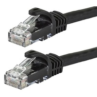 Astrotek CAT6 Cable 30m Black RJ45 Ethernet Network LAN UTP PatchCord PVC Jacket