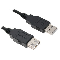 Astrotek USB 2.0 Extension Cable 30cm-Type A Male to Type A Female RoHS
