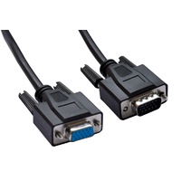 Astrotek VGA Extension Cable 4.5m-15 pins Male to Female for Monitor PC Black 