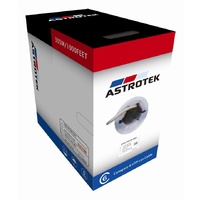 Astrotek CAT6 FTP Cable 305m Roll Blue Copper Solid Wire Ethernet LAN Network