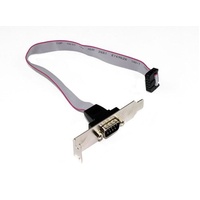 Server - Generic DB9 Serial Header Cable with Low Profile Bracket - 30cm cable length