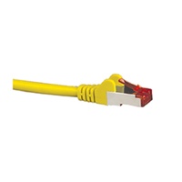 Hypertec CAT6A Shielded Cable 1.5m Yellow 10GbE RJ45 Ethernet Network LAN 26AWG