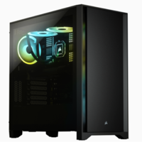 Corsair 4000D Tempered Glass Mid-Tower Case Black