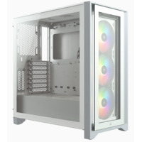Corsair iCUE 4000X RGB Tempered Glass Mid-Tower Case White