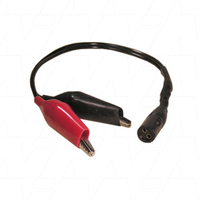 Enecharger CC15-250 Universal 2 Pin(F)Connector To Alligator Clips w/250mm Cable