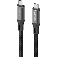 Comsol 3m Black 100W USB-C to USB-C Charge & Sync Cable