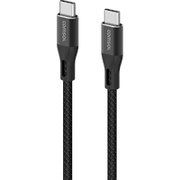 Comsol 1.2m USB-C to USB-C Soft Silicone & Fabric Charge & Sync Cable