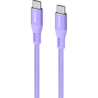 Comsol 1.2m USB-C to USB-C Soft Silicone & Fabric Charge & Sync Cable