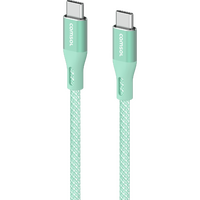 Comsol 1.2m USB-C to USB-C Soft Silicone & Fabric Charge & Sync Cable