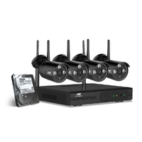 UL-tech Wireless CCTV Security System 8CH NVR 3MP 4 Bullet Cameras 1TB