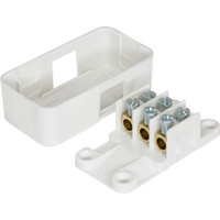 30A Miniature Junction Box Inc 3X Screw Terminals