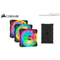 Corsair QL120 RGB Triple PWM Fan Kit with RGB LED Lighting Node Core ICUE 120mm