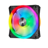 Corsair QL120 RGB ICUE 120mm RGB LED PWM Fan 26dBA 41.8 CFM Single Pack