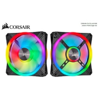 Corsair QL140 RGB ICUE 140mm RGB LED PWM Fan 26dBA 50.2 CFM Single Pack