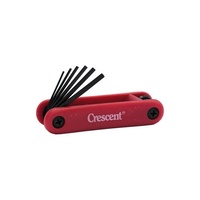 CRESCENT Metric 8 Piece Nylon Folding HEX Allen Key Wrench set