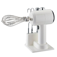 Lenoxx Cordless Hand Mixer with Stand 7.4V 1300mAh three Speeds White