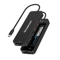 (LS)Simplecom CHT595 9-in-1 USB-C Multiport Docking Station with NVMe M.2 Enclosure 2xUSB-A 10Gbps, USB-C 10Gbps, HDMI 2.0 4K@60Hz, SD/MicroSD, PD100W