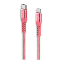 2m USB-C to Lightning MFi Cable Kevlar Pink