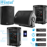 WINTAL Active Wall Mount Speaker 6.5inch Class D amplifier Black