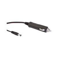 Cigarette Lighter Plug to 2.5mm Plug Lead Straight through with 3A Fuse