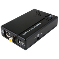 Cypress CM-398M CVBS S-Video to VGA D-Sub Component YUV Video Scaler Converter