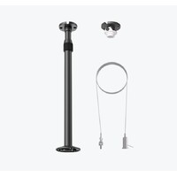 Yealink CM-MountKIT, Next-Level Mic Deployment, All-in-One Solution:Every Scenario,3 Suspension Ropes, 1 Ceiling Mount, 1 Length-Adjustable Pole