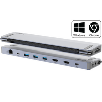 Comsol Dual Monitor USB-C 12 Port Docking Station