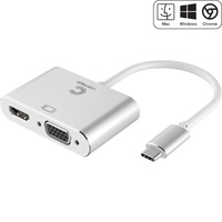 USB-C to HDMI + VGA Adapter