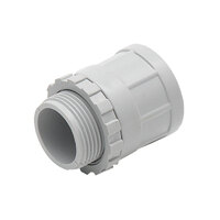 AVOL 40mm Grey Screw Adapter with Lock Ring
