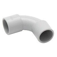 AVOL 25mm Grey Solid Elbow