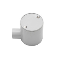 AVOL 20mm Grey 1-way Deep Junction Box
