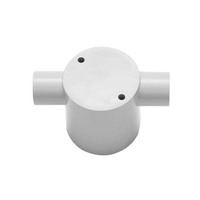 AVOL 20mm Grey 2-way Deep Junction Box