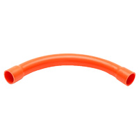 AVOL 25mm Orange Heavy Duty 90° Sweep Bend