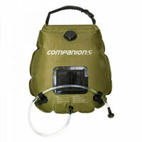 Companion Deluxe Solar Shower 20L Camping Hiking Outdoors Equipment