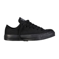 Converse Unisex Chuck Taylor All Star Ox Lo Casual Shoes (Black Mono, Size 7.5 M/9.5 W US)
