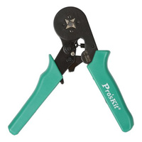 Proskit 0.25 6.0mm insulated & Non Insulated Wire Ferrules Square Crimping Tool